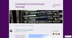 Desktop Screenshot of essentialsofcorrectionalnursing.com