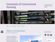 Tablet Screenshot of essentialsofcorrectionalnursing.com